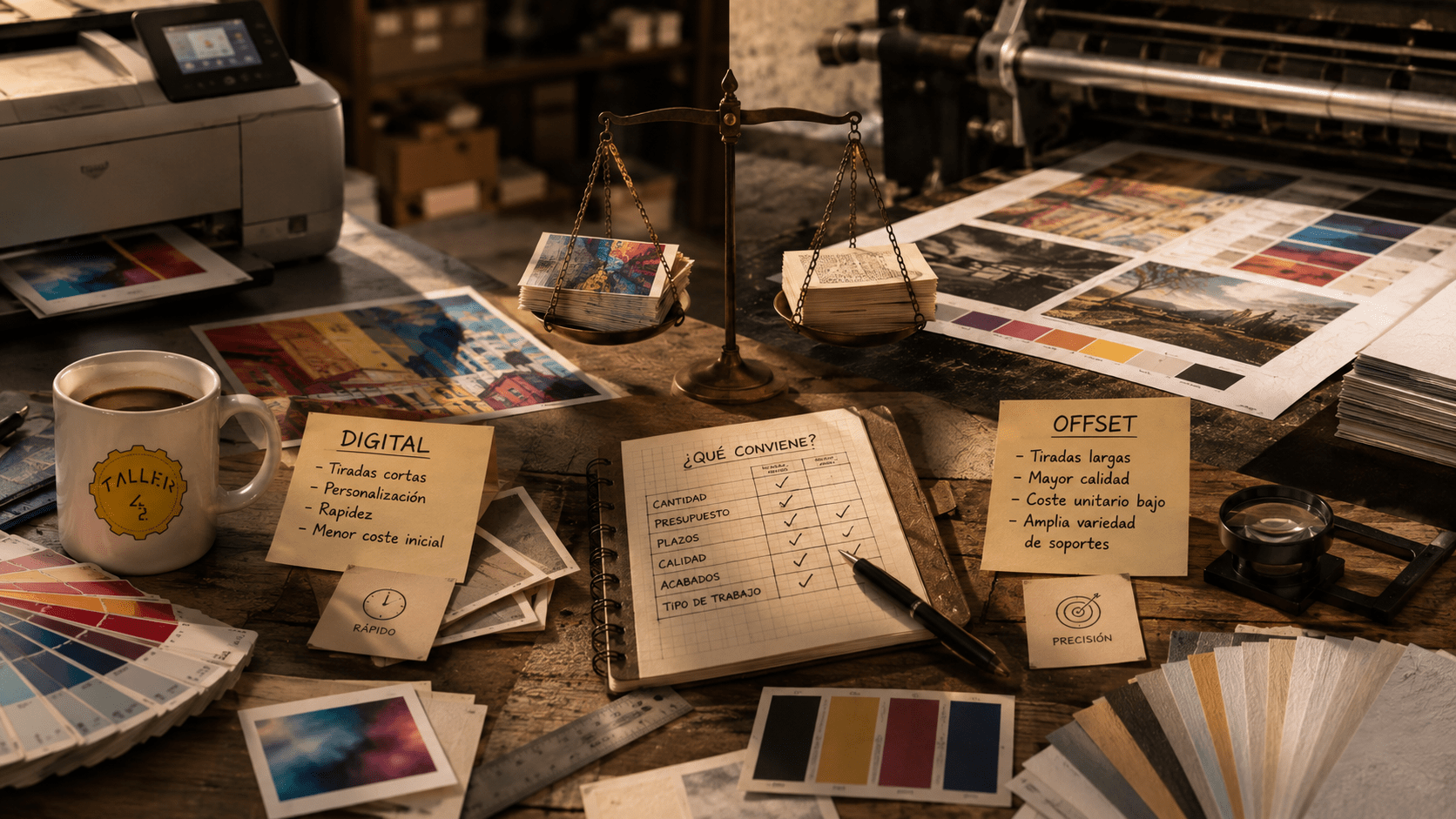 🖨️ Impresión digital vs offset: ¿Cuál elegir y cuándo?