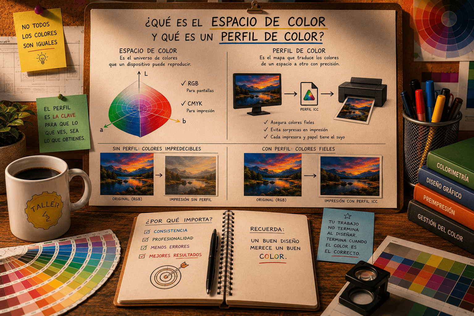 🎨 ¿Qué es el espacio de color y qué es un perfil de color?
