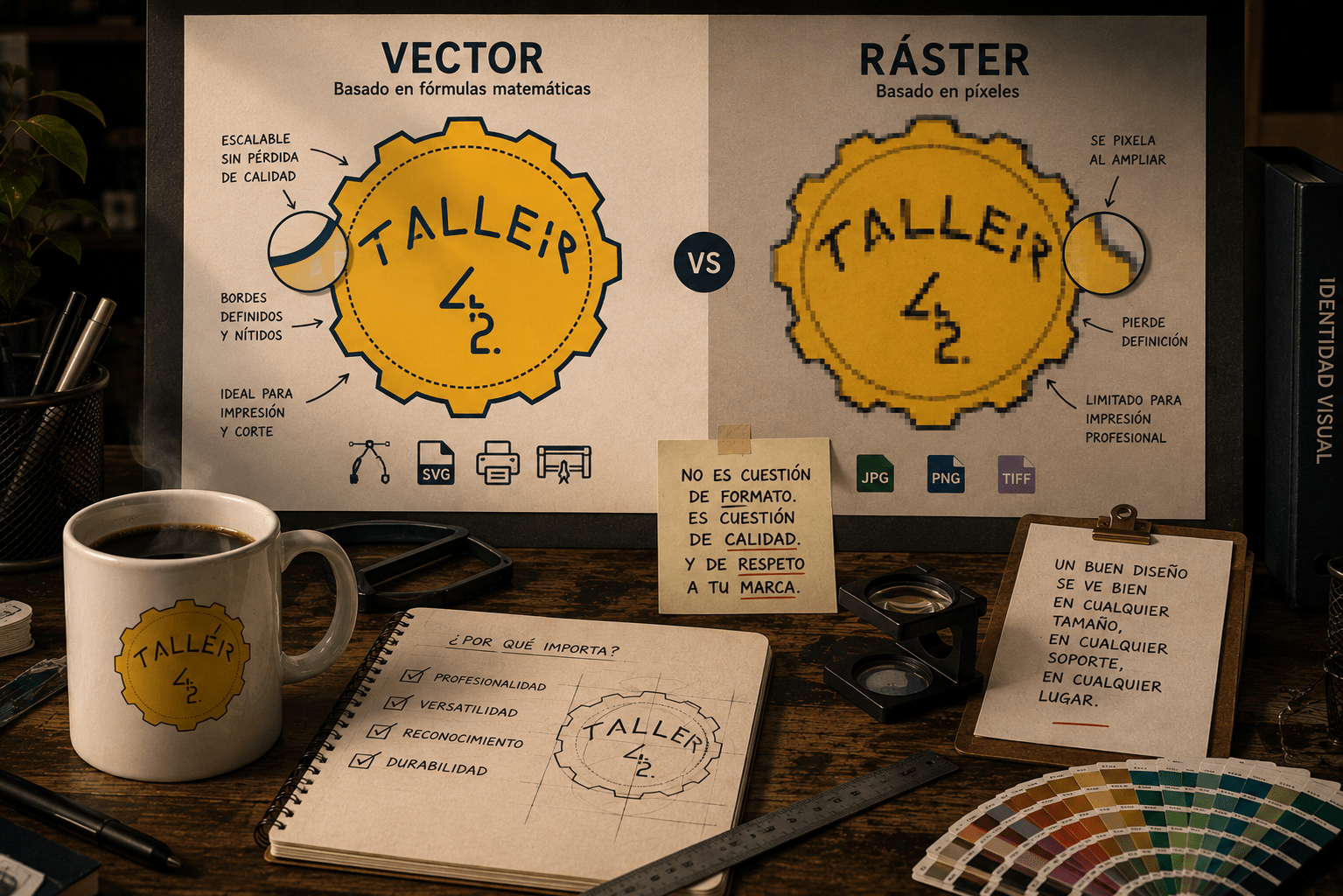 🧠 Vector vs Raster: ¿Por qué tu logo no puede ser una foto?